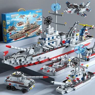 пакет игрушек: 1️⃣ Lego конструктор Военный корабль (1-6 фото) ✨️ 1750 деталей 6️⃣ в