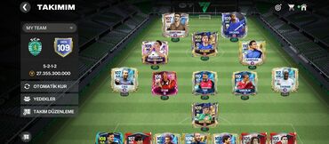 forza horizon 5: FIFA Mobile komandası. Heyətin ümumi reytinqi 109-dur. Komandada