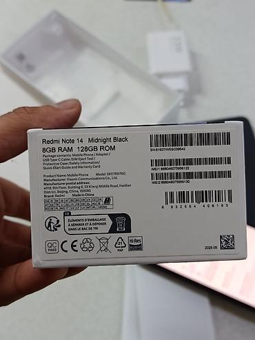 redmi нот 7: Redmi, Redmi Note 14, Новый, 128 ГБ, цвет - Черный — 3
