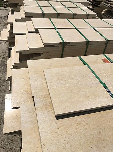 Фасадные плиты Сары-Таш (Травертин): Сарыташ 2 слой Таш камень облицовочный камень сарыташ — 9