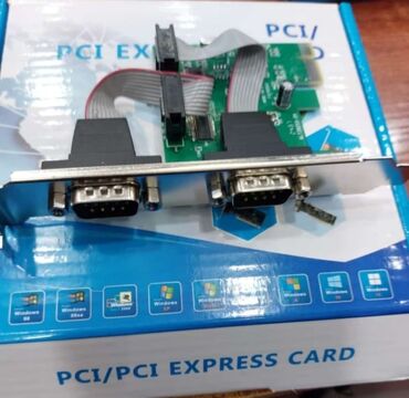 Digər ehtiyat hissələri: PCİ Express Card Mini PCİ Com portlar 2xPCİ card Təzə, qutuda.işlək