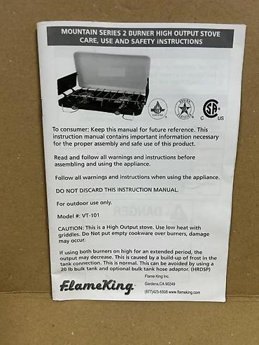 gasni grejaci: Prenosni kamping gasni šporet sa 2 gorionika – Flame King - Dva — 9