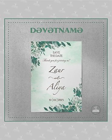 usta yeri: Dəvətnamə dizaynı – “Save the Date” kolleksiyası 💌 Toy dəvətnamələri — 7