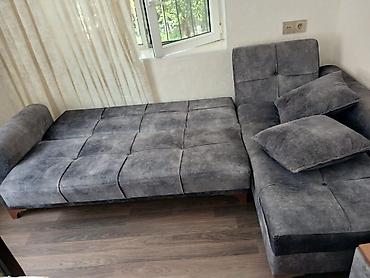 taxt kravati: Künc divan – açılıb-yığılan, yataq funksiyalı - Forma: L-şəkilli künc — 1