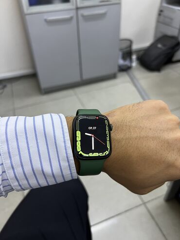 для часов: Смарт-часы apple watch series 7 45mm 🟢 оригинал, состояние отличное at lalafo.kg для часов: Смарт-часы apple watch series 7 45mm 🟢 оригинал, состояние отличное