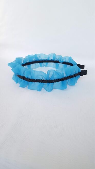 Saç aksesuarları: Zərif daşlarla bəzədilmiş saç lentləri/çarqa - Model: nazik, elastik — 18