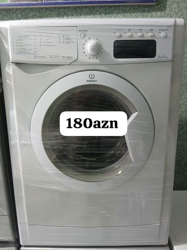 paltar yuyan maşini: Paltaryuyan maşın Indesit, 6 kq, İşlənmiş, Avtomat, Ünvandan götürmə, Ödənişli çatdırılma