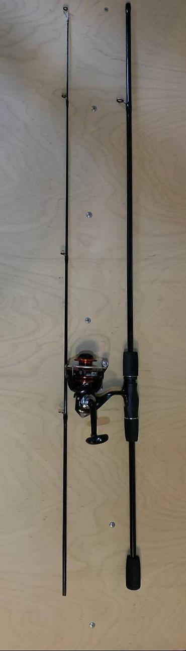 Удочки и спиннинги: Спиннинговый комплект для ловли хищника - Разборное удилище 2 секции — 5