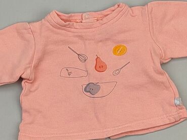 pomarańczowa bluzka: Bluza, 0-3 m, stan - Dobry