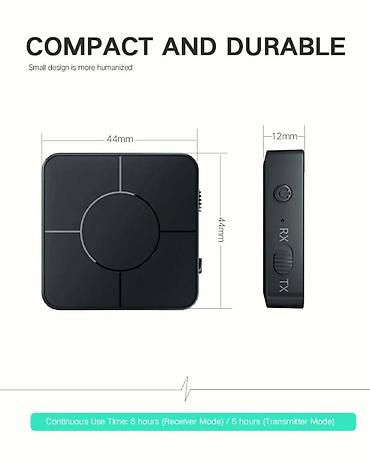 mp3 pleyerlər: Bluetooth ресивер-трансмиттер LccKaa KN319 - 55 man. Bluetooth — 6