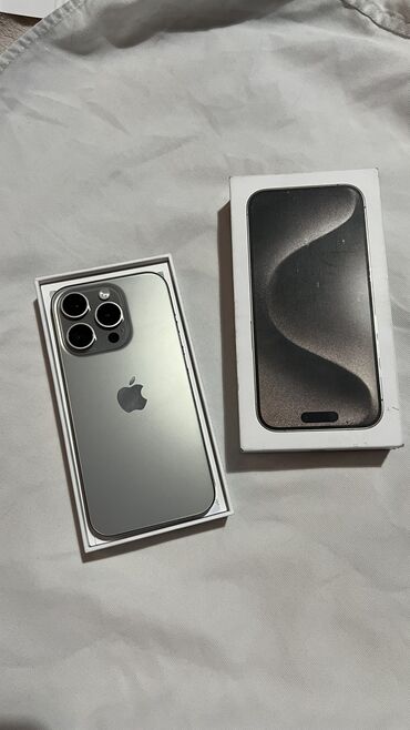 iphone 7 plus цена в бишкеке: IPhone 15 Pro, Колдонулган, 128 ГБ, Natural Titanium, 88 %