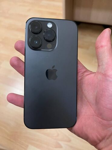 Apple iPhone: IPhone 14 Pro, 256 GB, Qara, Simsiz şarj, Face ID