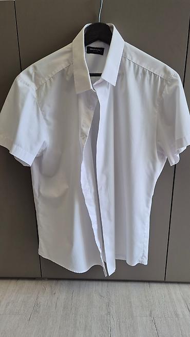 Рубашки: Мужская рубашка, 2XL, Б/у, цвет - Белый, Самовывоз — 2