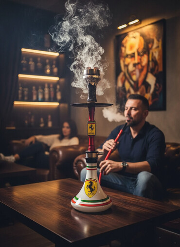 Qəlyan, vayp və aksesuarları: Ferrari qəlyan✅ bol tüstü effekti ✅ çasqa ✅ slank ✅ nasatka ✅ — 1