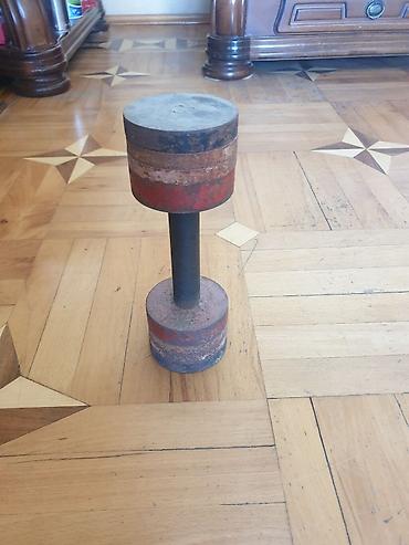 Metall dambıl - Material: Bütöv metaldan hazırlanmış, silindrik lalafo.az -da Metall dambıl - Material: Bütöv metaldan hazırlanmış, silindrik