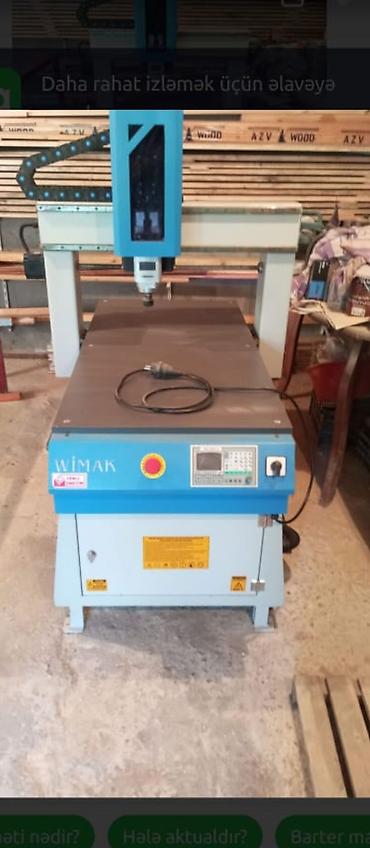 3 d rucka: WIMAK markalı CNC router dəzgahı. Ölcüsü 100/60. Taxta, MDF, faner — 5