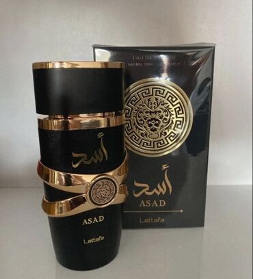 Ətriyyat: 🔥Asad Lattafa parfum dubay etridi baqli qutuda 100ml. original