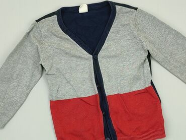 sweterek biały dziewczęcy: Sweater, H&M, 1.5-2 years, 86-92 cm, condition - Good