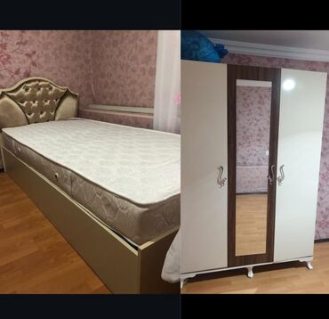 Masalar və oturacaqlar: Tek nəfərlik yataq matras var baza yoxdur heç istifadə olunmayıb+