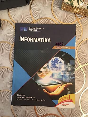 İnformatika - Test Toplusu İçi təmizdir, səliqəlidir. Səhifədə digər
