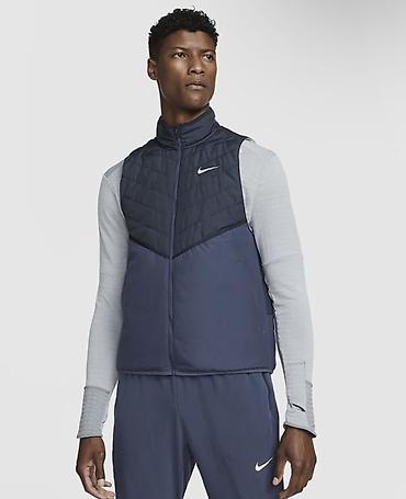 nike tech flece: Мужской утепленный спортивный жилет Nike (Therma-FIT) оригинал Размер — 1