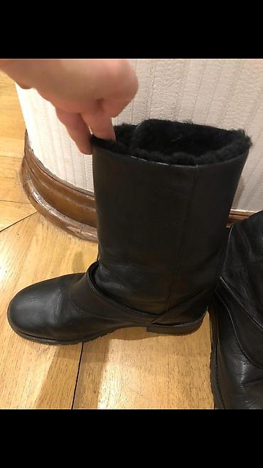 qadın botları: Massimo Dutti, Ölçü: 36, rəng - Qara, İşlənmiş — 4