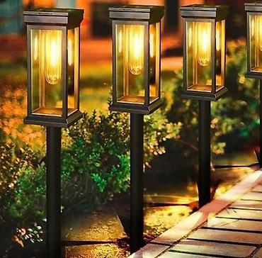 mirisljave svece: SOLARNE LAMPE ZA BASTU | Solarne lampe za bastu Cele noci rade, mala — 1