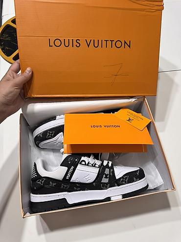 Louis Vuitton Trainer patike – crno‑bele - Model: LV Trainer niske