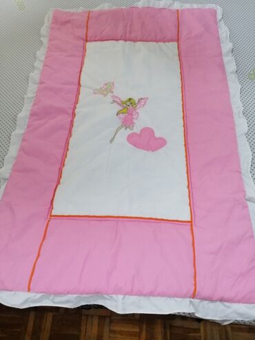 komplet posteljina za krevetac: Bоја - Roze