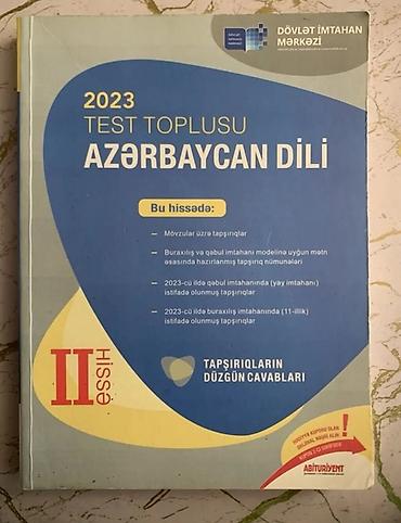 Testlər: Azərbaycan dili Testlər 11-ci sinif, DİM, 2-ci hissə, 2023 il — 1