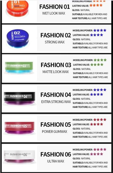 Šminka: Cena 900 din/kom WAX & WAX FASHION + vosak za kosu 150ml na lalafo.rs — 9 Šminka: Cena 900 din/kom WAX & WAX FASHION + vosak za kosu 150ml — 9