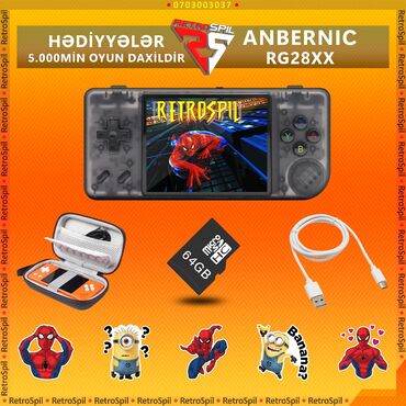 playstation 2 aliram: Əl Oyun Konsolları "Sega, Nintendo, PSP, PS1" 🌟 • SF3000 Game Console