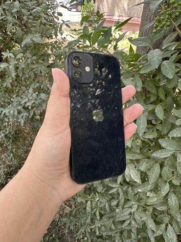 купить айфон 12 мини бу: IPhone 12 mini, Колдонулган, 128 ГБ, Көк, 80 %