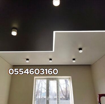 Натяжной потолок: Натяжной потолок Глянцевое, Матовое, 3D потолки Гарантия, Бесплатная консультация, Бесплатный замер — 11