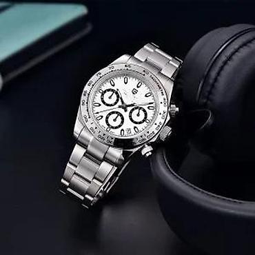 Ručni satovi: PAGANI DESIGN PD-1727 Sport- Beli/Panda-Rolex DaytonaHomage Potpuno — 13