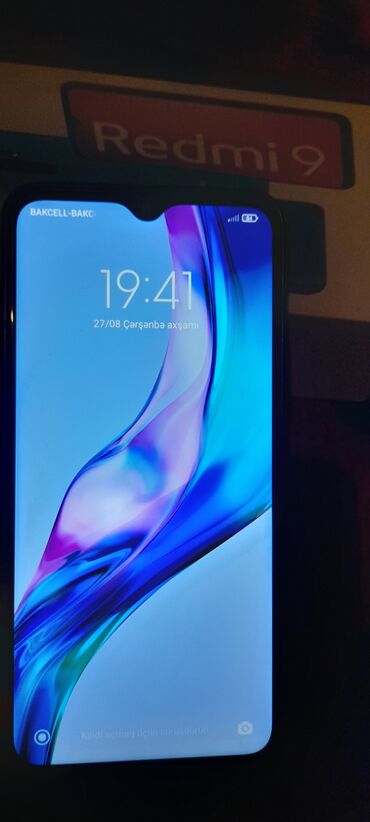 redmi 4: Xiaomi Redmi 9, 4 GB, цвет - Синий, 
 Сенсорный