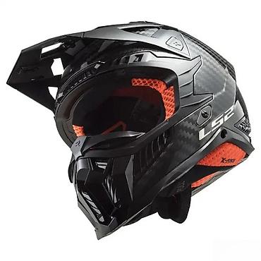cena kacige: LS2 off-road/motokros kaciga – karbonska školjka, agresivan dizajn i — 3