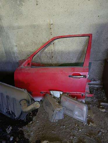 двер мерс 124: W124 водительская дверь без Шпак. стекла в круг, правое крыло, фары и — 3