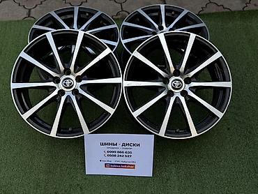 5x100: Литые Диски R 17 Toyota, Комплект, отверстий - 5, Б/у — 1