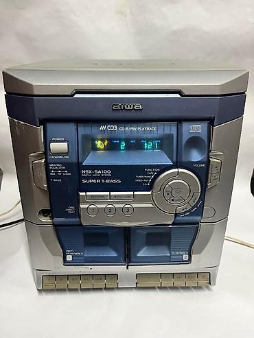 Аудиотехника: CD-проигрыватель, радио 1) Aiwa NSX-SA100 (без коллонок) - — 1