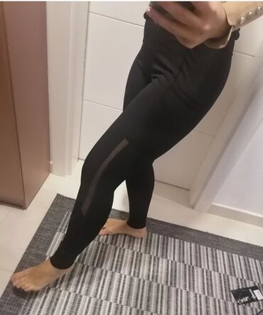 Helanke, biciklistički šortsevi: S (EU 36), Poliester, bоја - Crna, Prugasti — 11