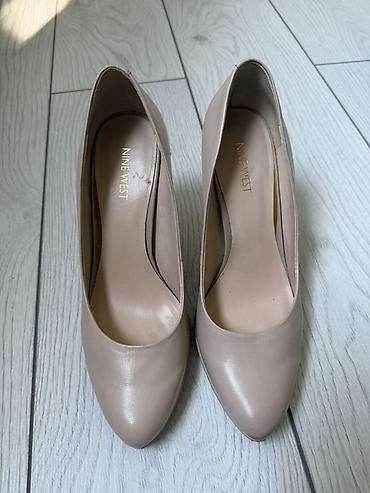 туфли: Лодочки Nine West, классическая модель. - Цвет: нюд/бежевый - — 1