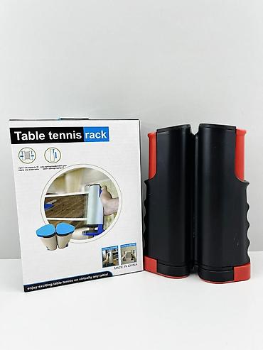 İdman oyunları: №: 15744 Məhsulun adı: Masaüstü tennis üçün tor, qara/qırmızı Brend — 1