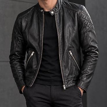 kurtka pilot: Мужская куртка, Кожаная, Осенняя, Diesel, M — 1