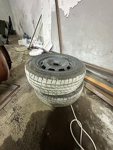 диски apalon: Комплект из 4(ещё 2 на машине) колес в сборе: шины + штампованные — 2