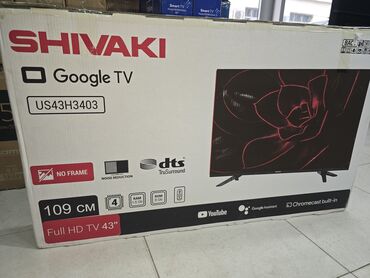 Televizorlar: Yeni Televizor Shivaki Led 43" FHD (1920x1080), Ödənişli çatdırılma