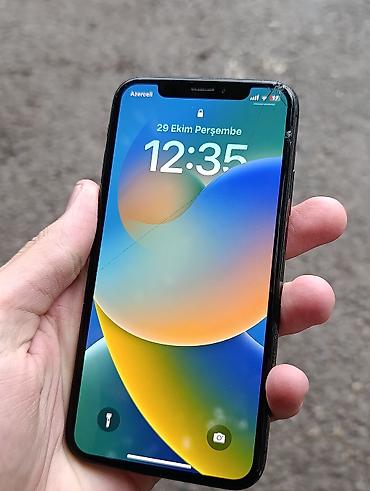 iphone qiymətləri: IPhone X, 64 GB, Space Gray, Face ID — 1