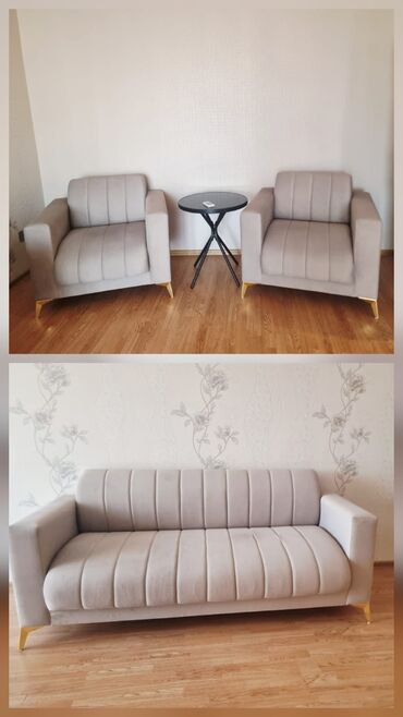 Salon, tibbi kreslolar: İşlənmiş, Divan, 2 kreslo