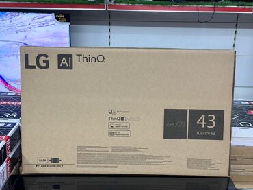 купить золотой номер: Телевизор LG AI ThinQ с диагональю 43дюйма . Этот телевизор оснащен