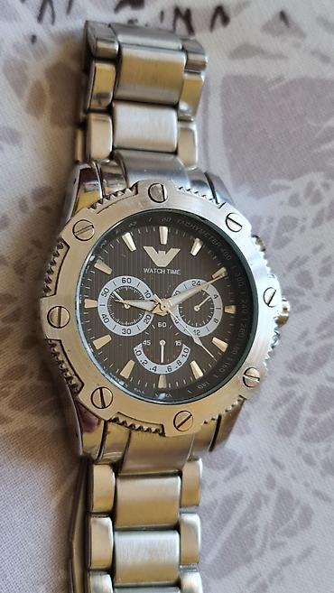 a1 smart sat: Muški ručni sat WATCH TIME – hronograf, metalna narukvica - Kućište — 2